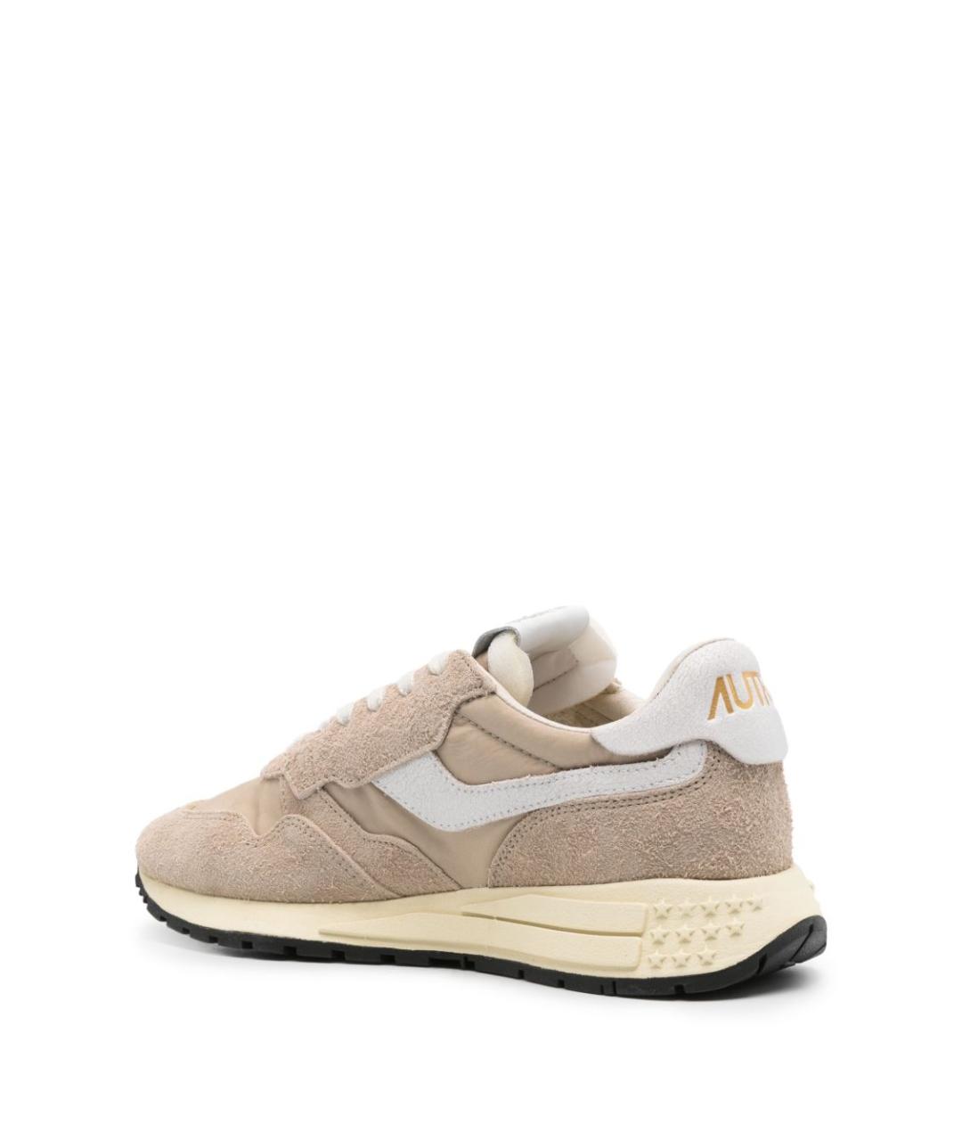 AUTRY Бежевые замшевые кроссовки, фото 3