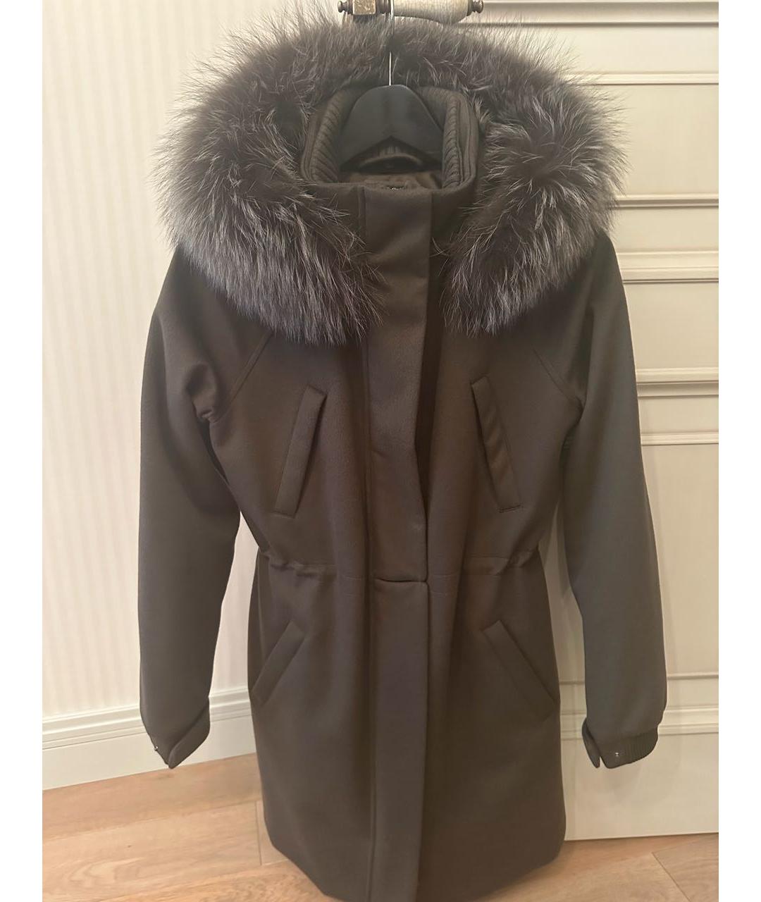 LORO PIANA Хаки кашемировая парка, фото 9