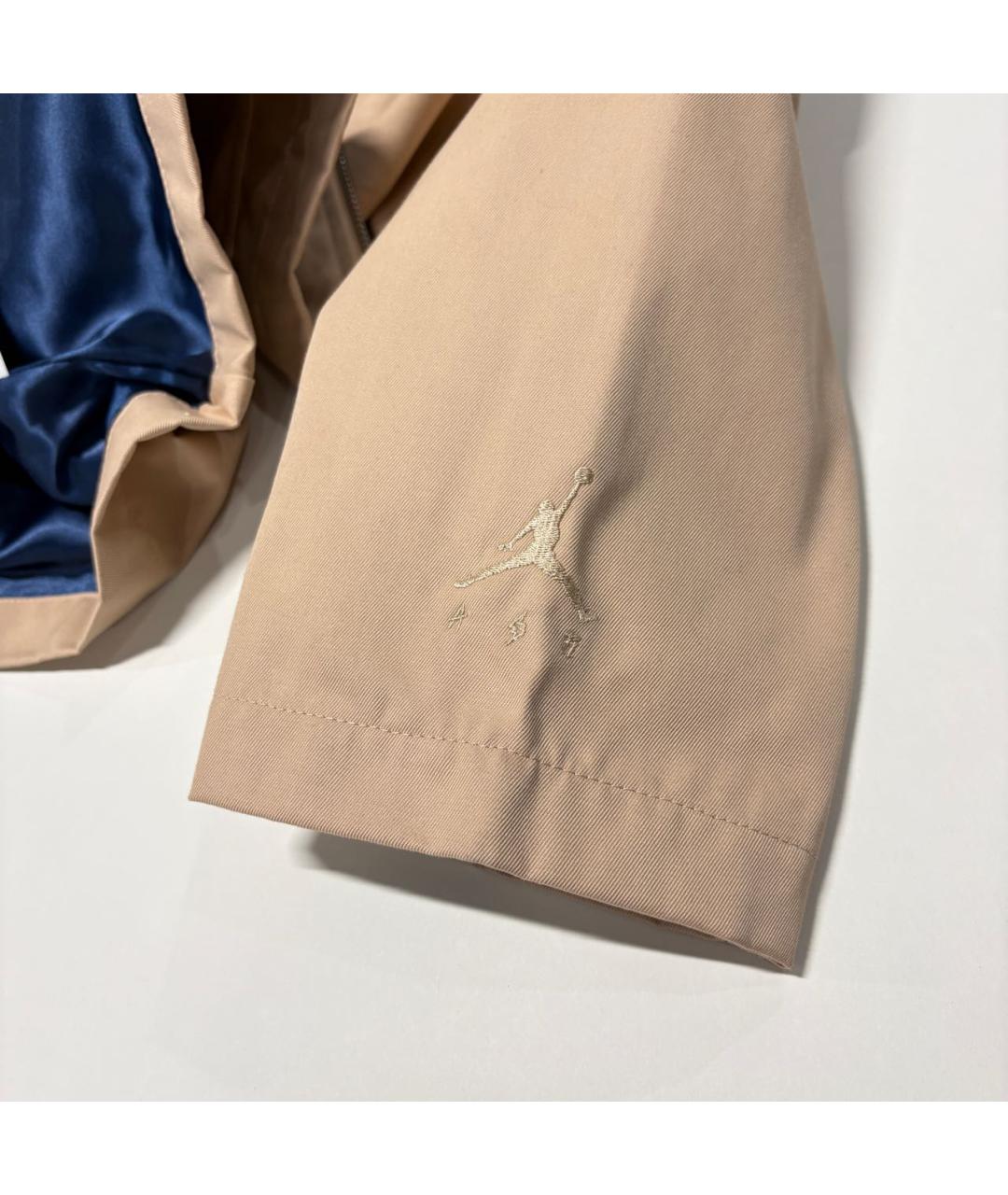 NIKE Бежевая синтетическая куртка, фото 5