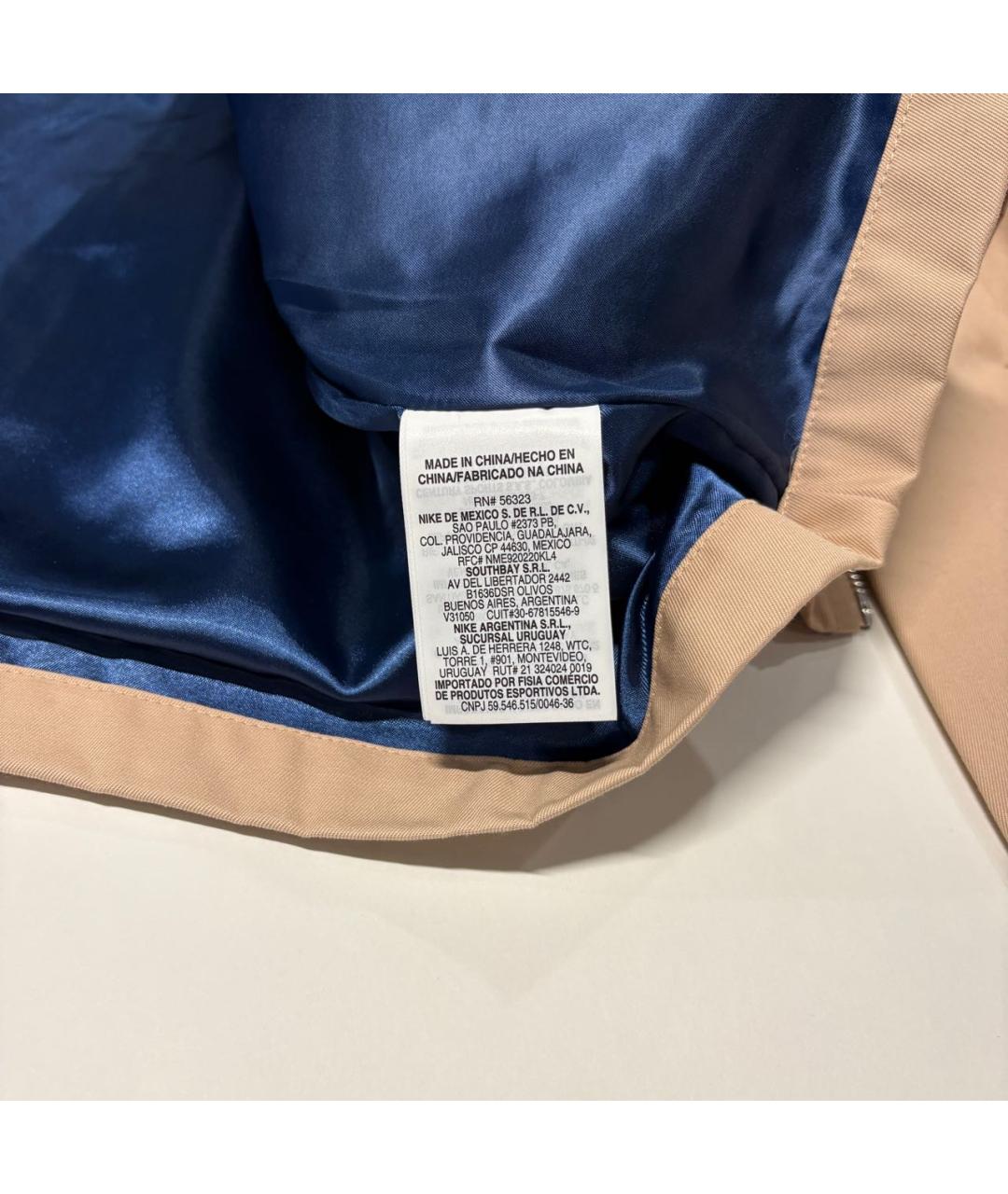 NIKE Бежевая синтетическая куртка, фото 7