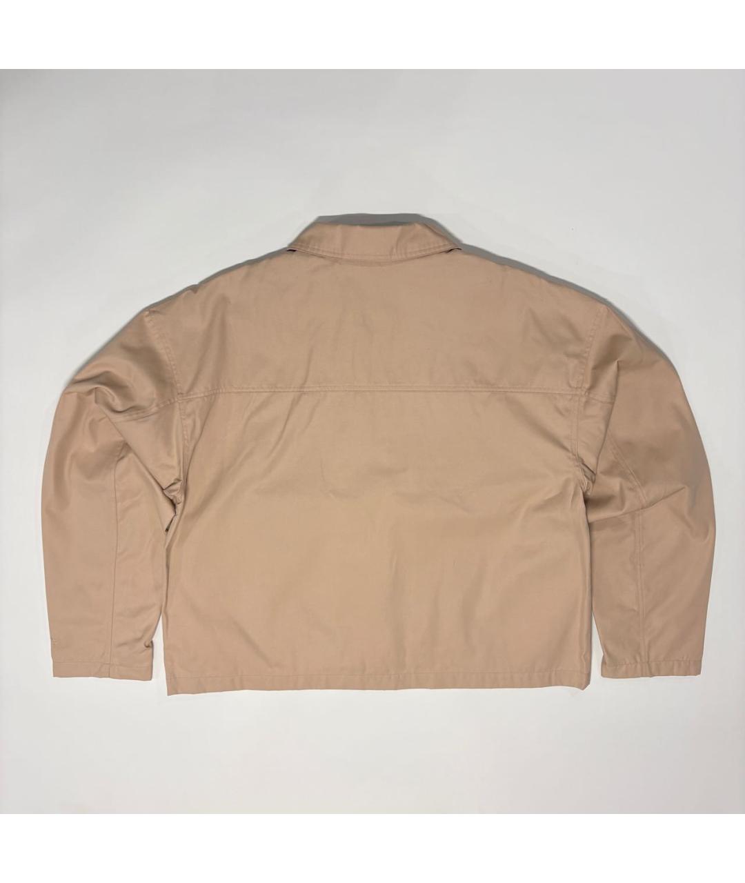 NIKE Бежевая синтетическая куртка, фото 4