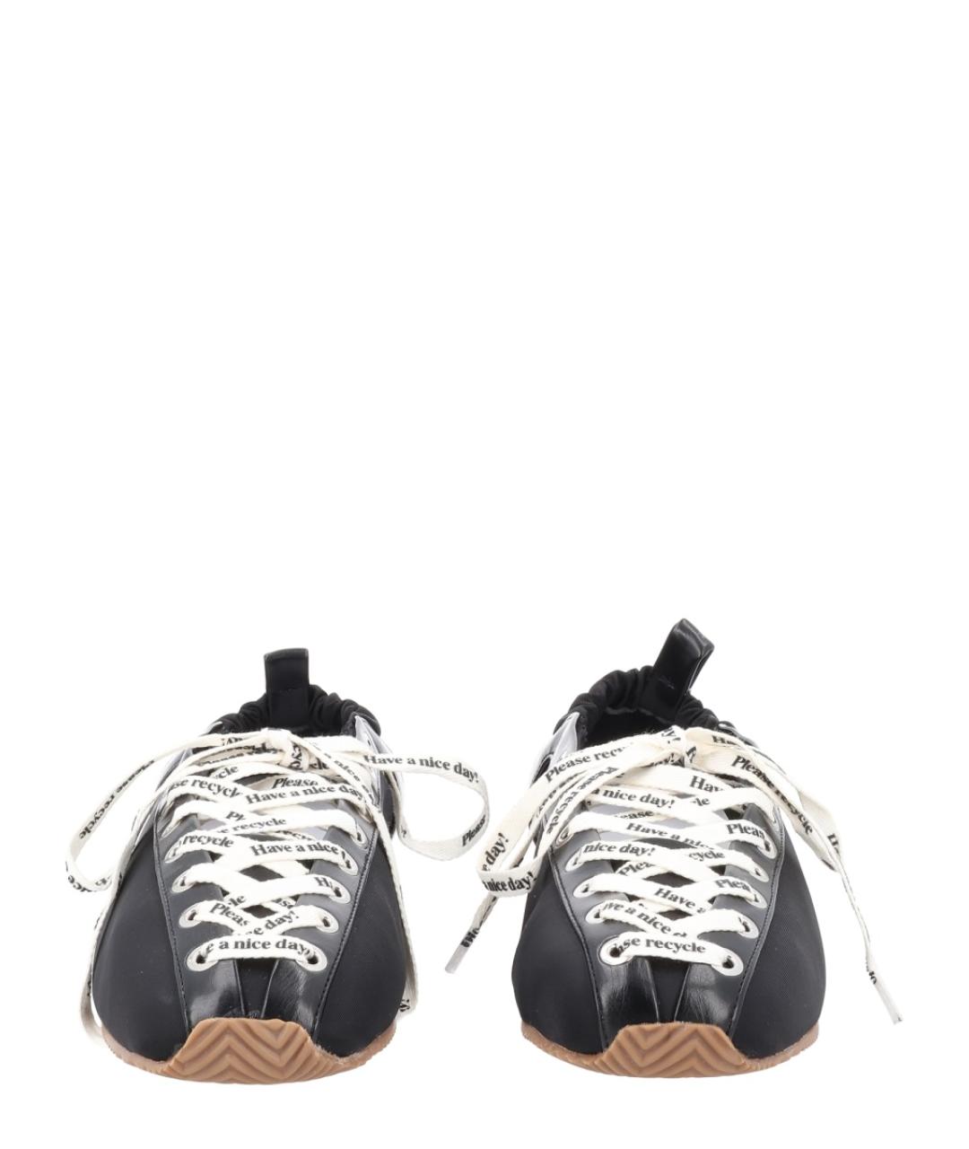 GANNI Черные синтетические балетки, фото 3