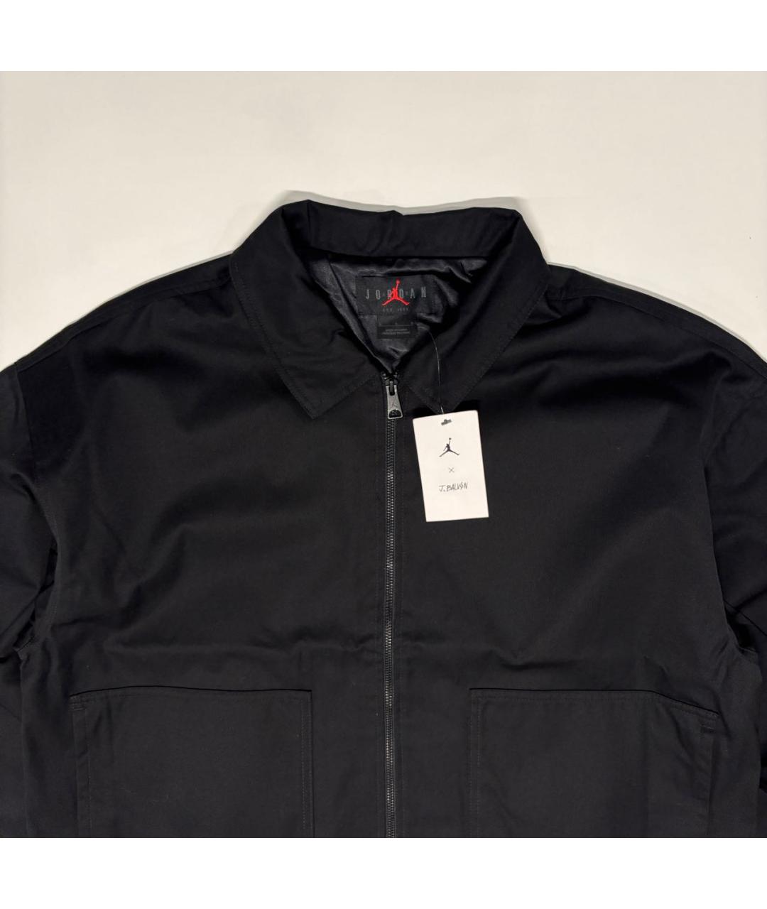 NIKE Черная синтетическая куртка, фото 2