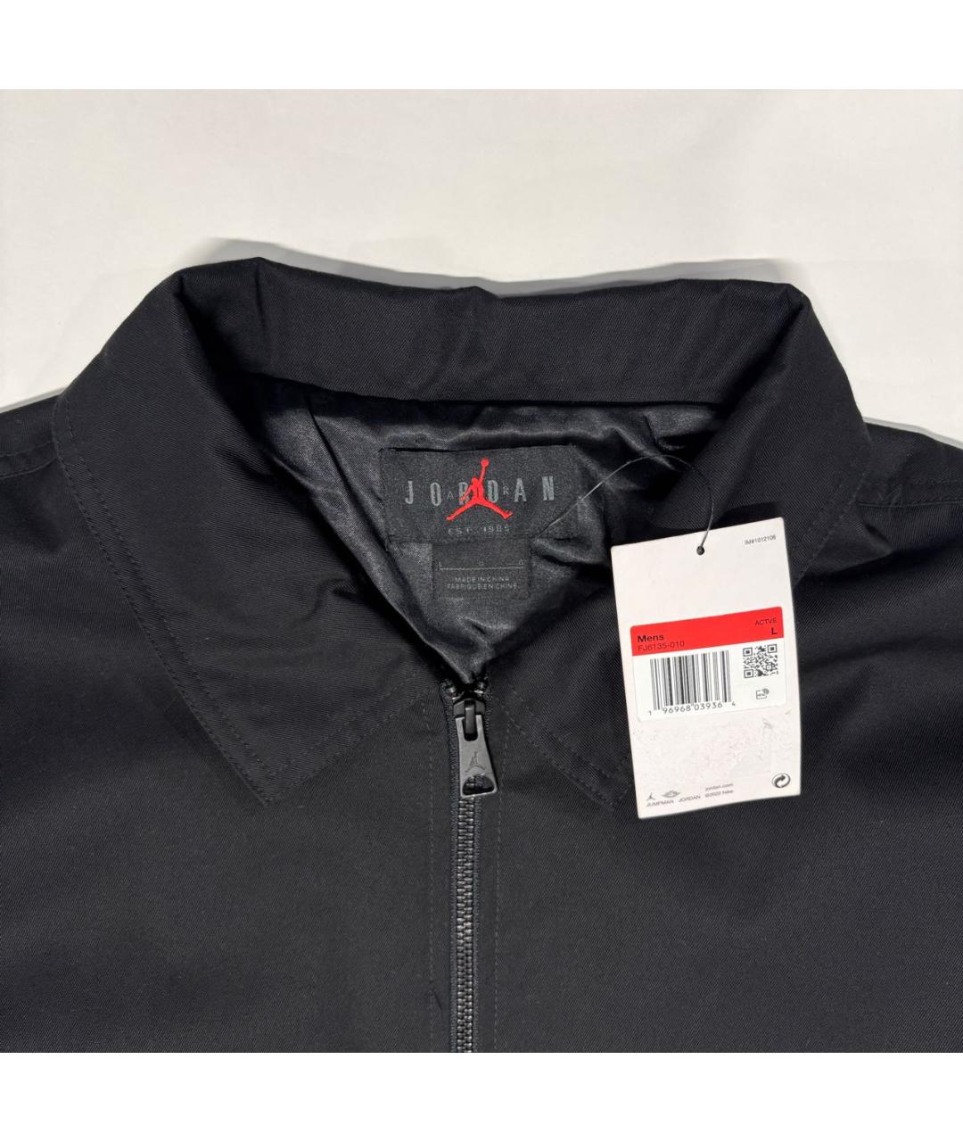 NIKE Черная синтетическая куртка, фото 6