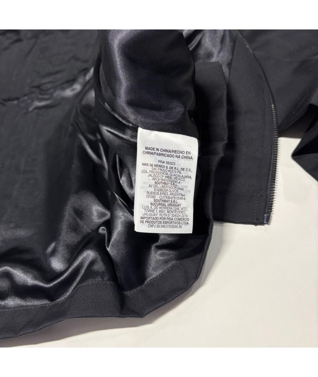 NIKE Черная синтетическая куртка, фото 7