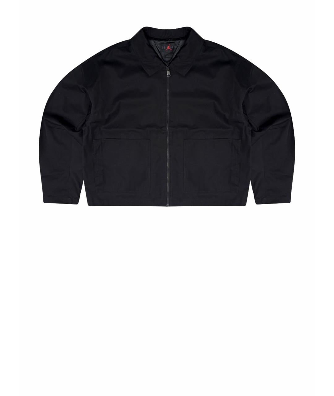 NIKE Черная синтетическая куртка, фото 1