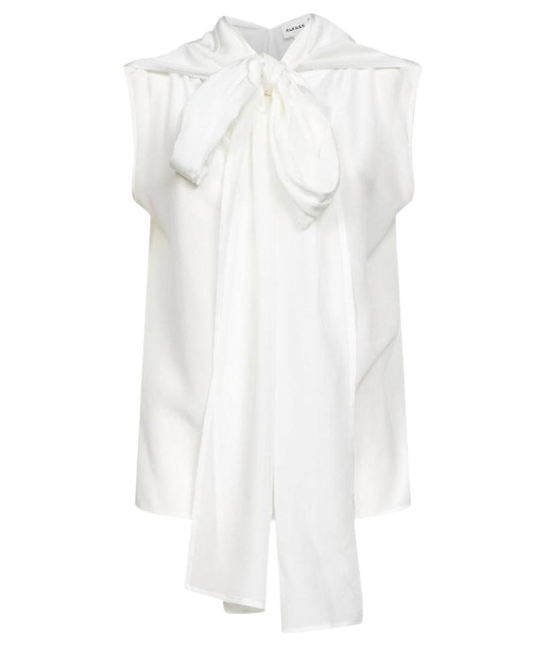 P.A.R.O.S.H. Белая шелковая блузы, фото 1