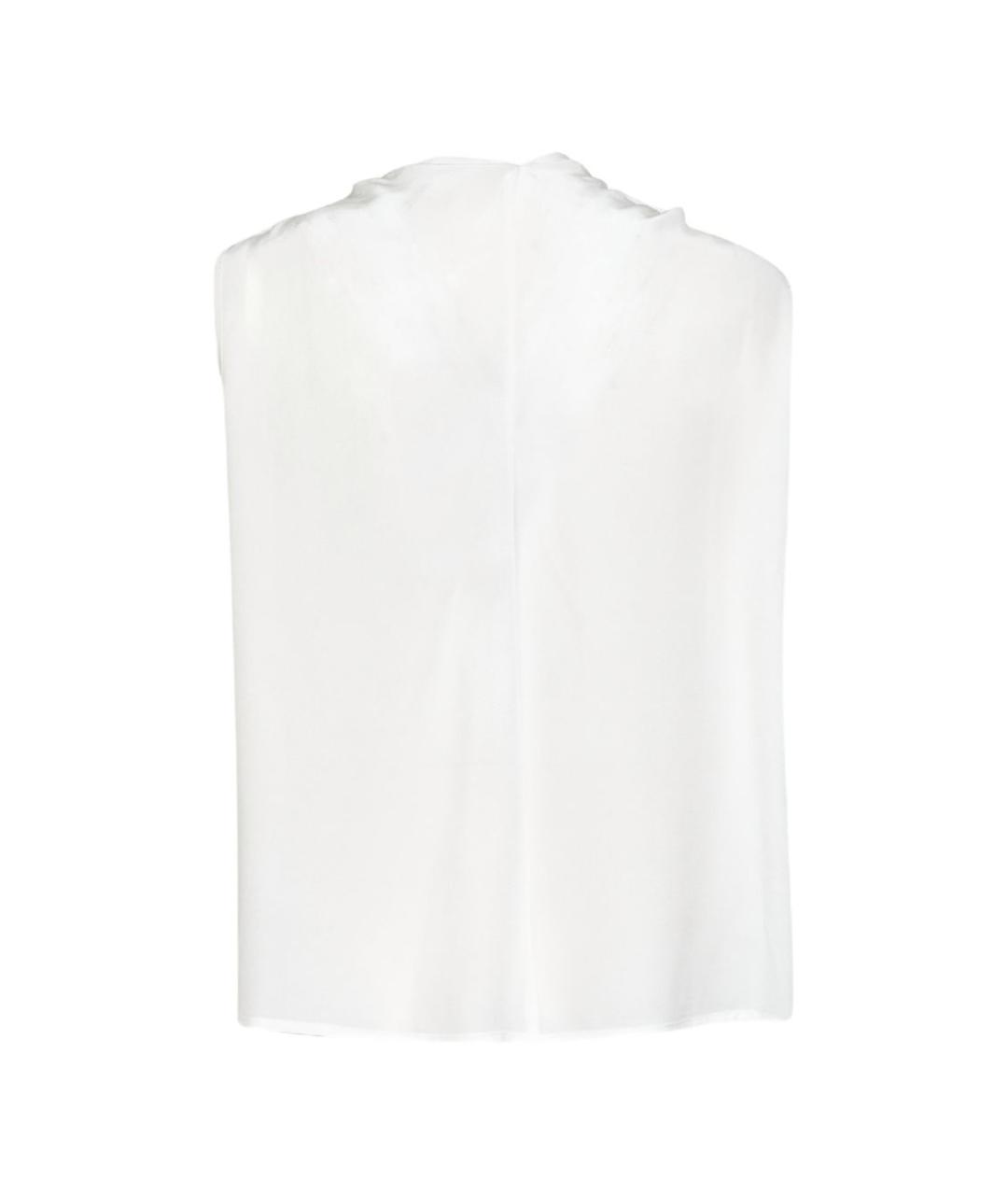 P.A.R.O.S.H. Белая шелковая блузы, фото 2