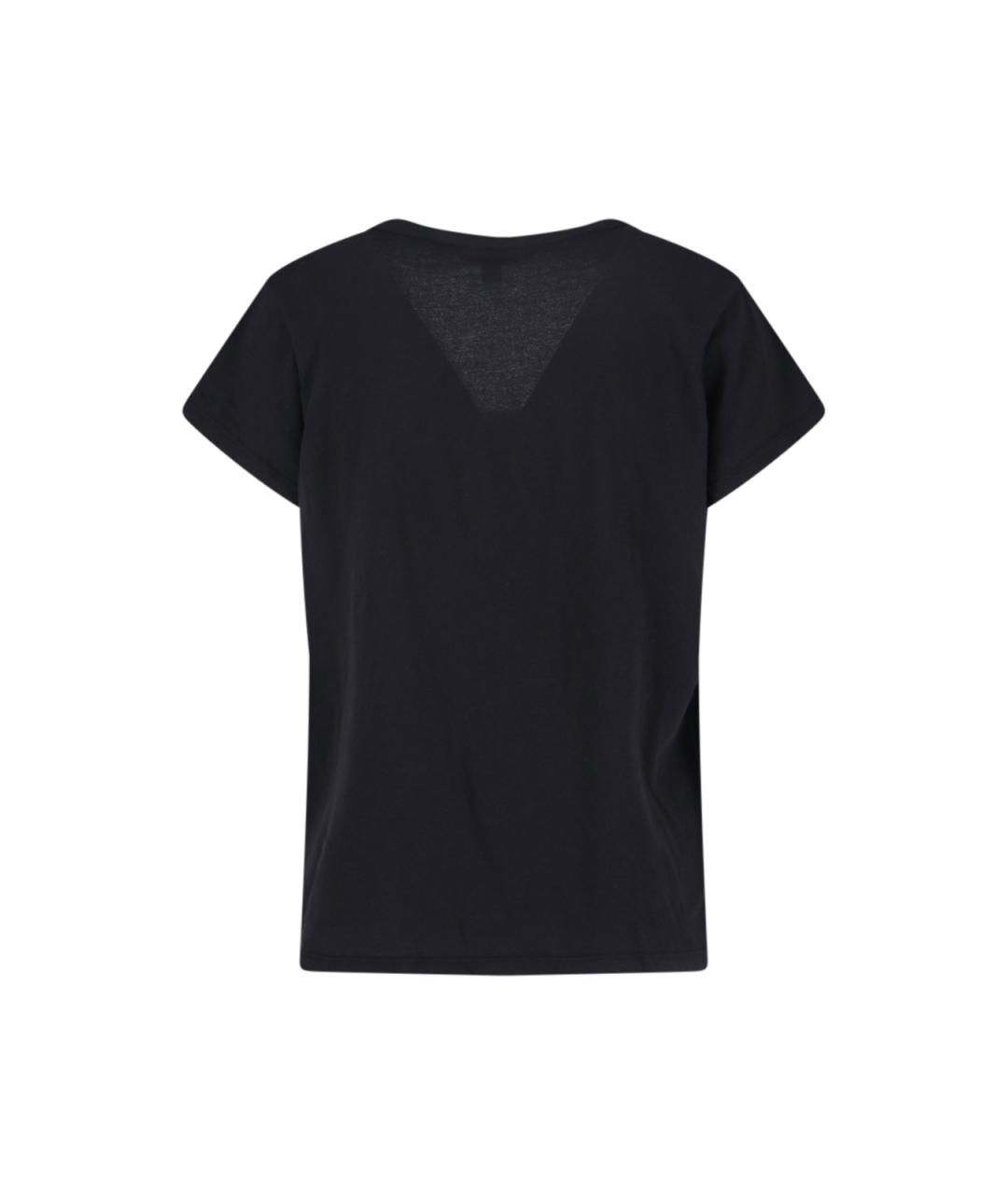 JAMES PERSE Черная хлопковая футболка, фото 2