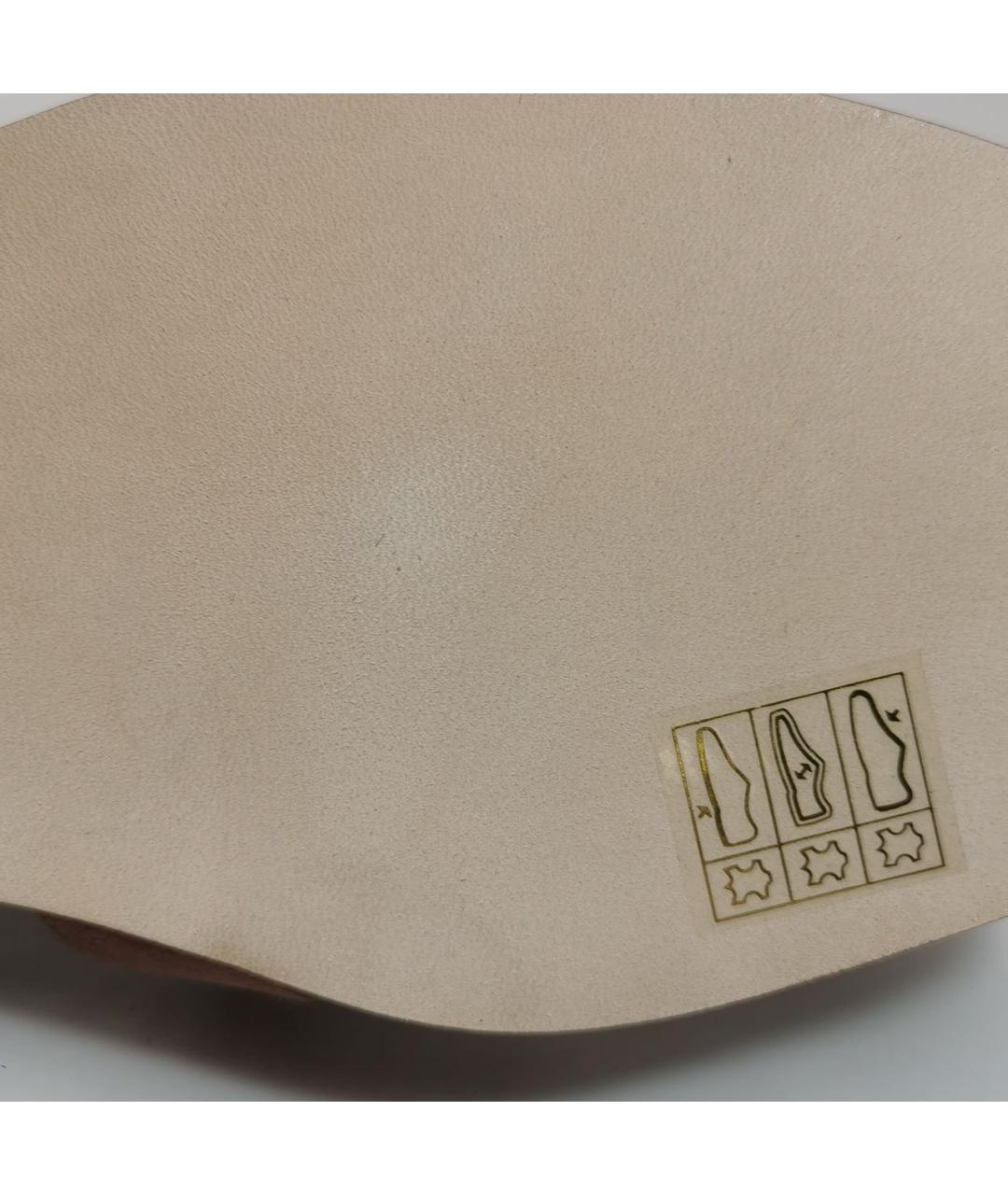 HERMES Коричневые кожаные шлепанцы, фото 7