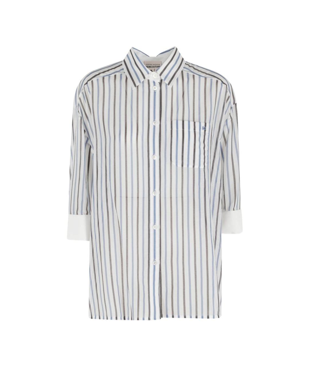 SEMICOUTURE Синяя рубашка, фото 1