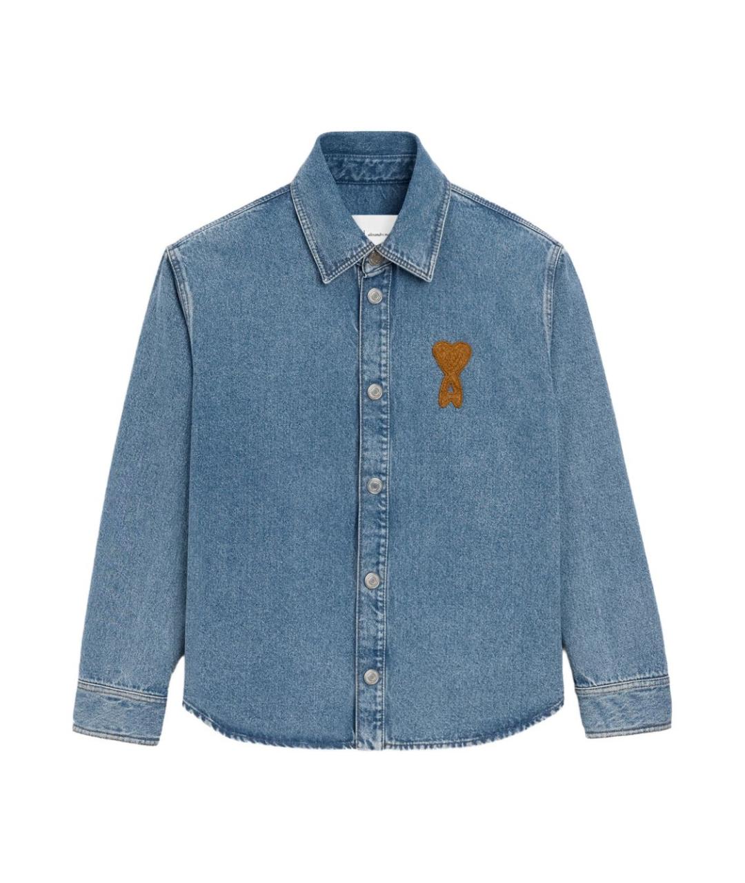 Ami Paris Хлопковая кэжуал рубашка, фото 1