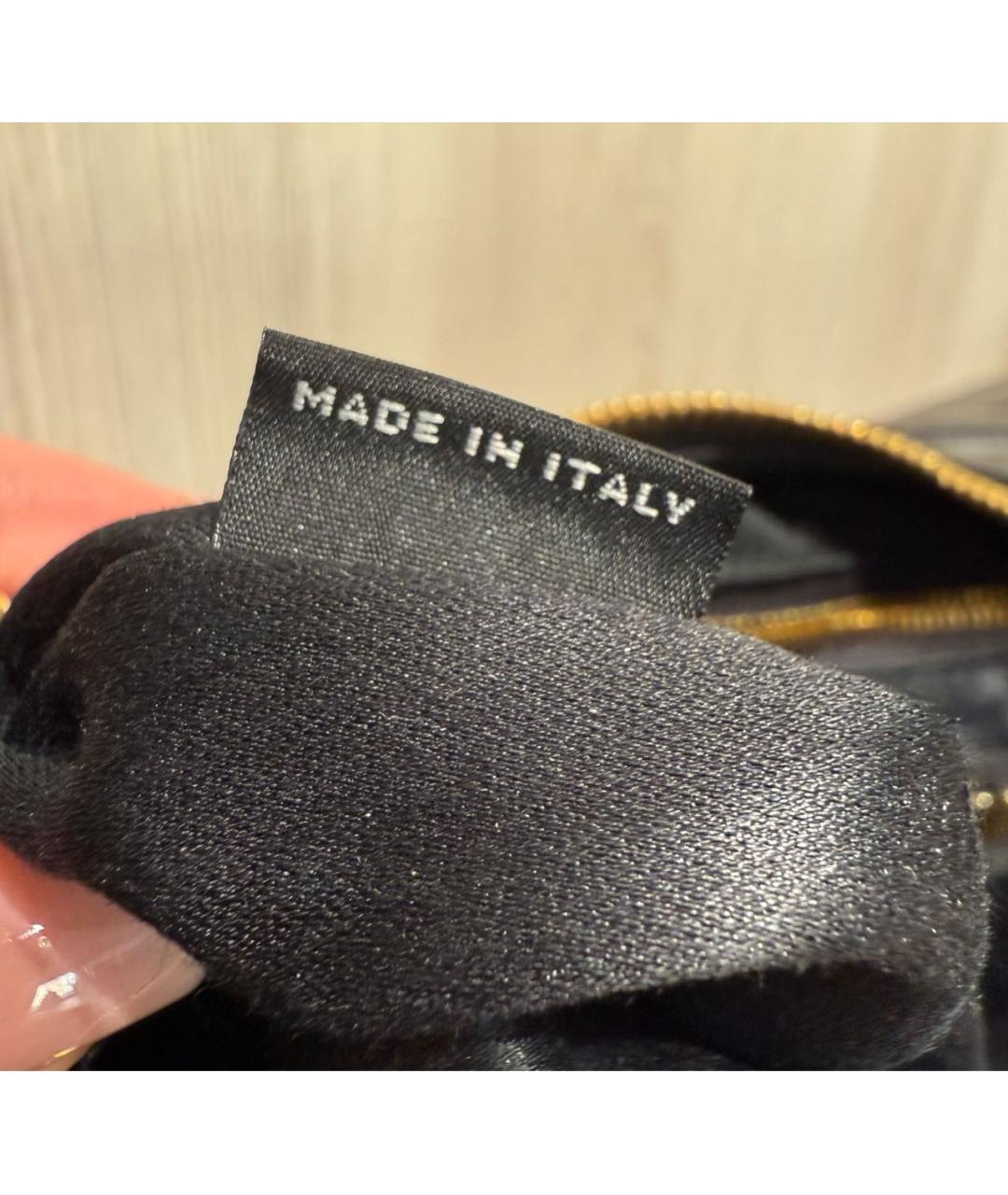 MIU MIU Черная кожаная сумка через плечо, фото 8