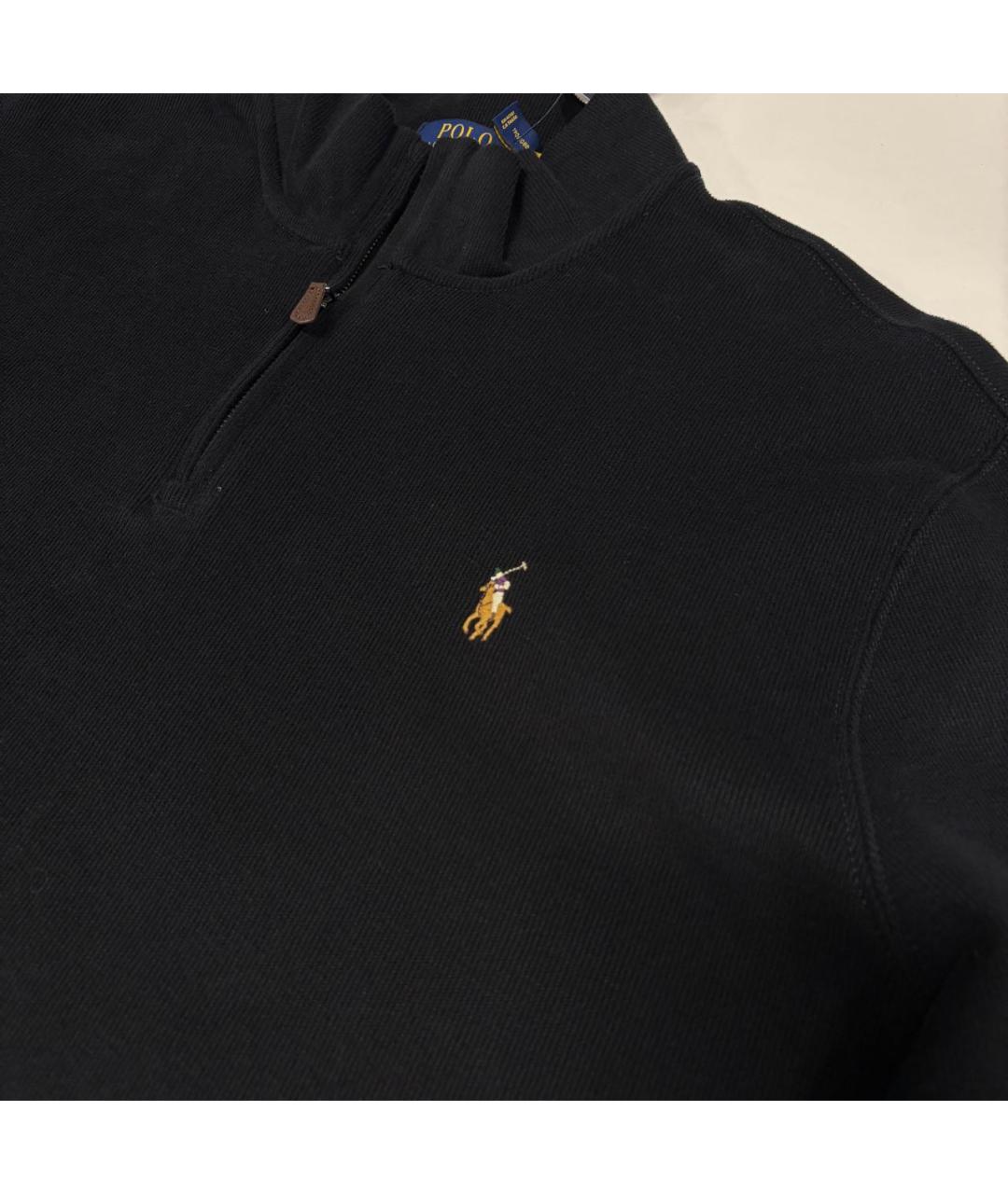 POLO RALPH LAUREN Черный хлопковый джемпер / свитер, фото 3