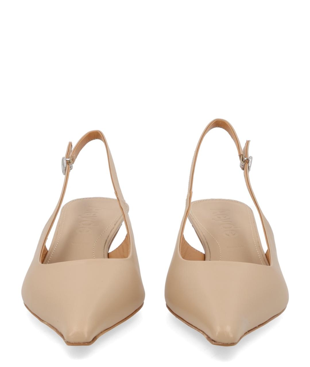 AEYDE Бежевые кожаные туфли, фото 3