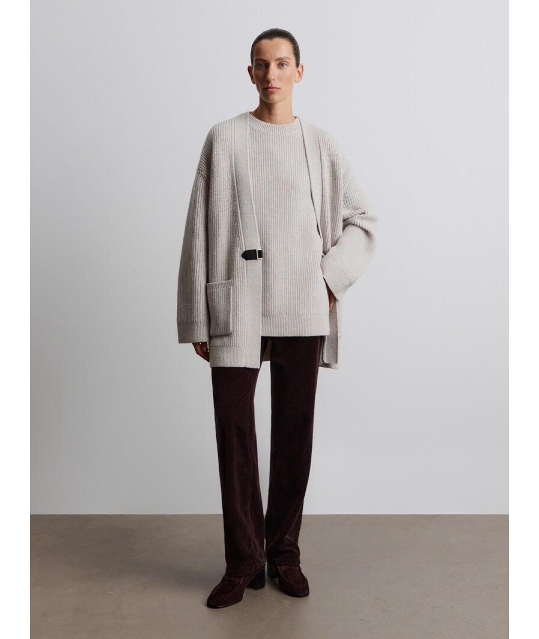 12 STOREEZ Серая шерстяная жилетка, фото 4