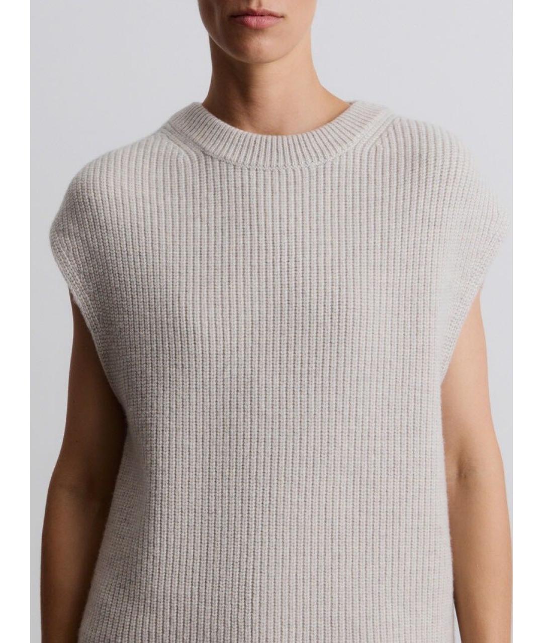 12 STOREEZ Серая шерстяная жилетка, фото 3