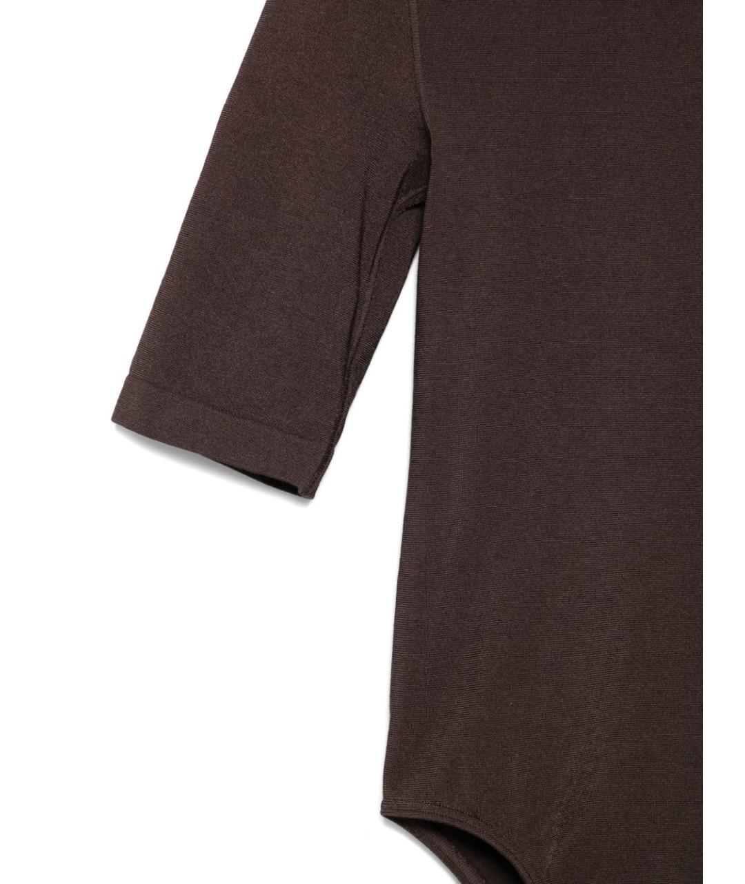 WOLFORD Коричневое хлопковое боди, фото 2