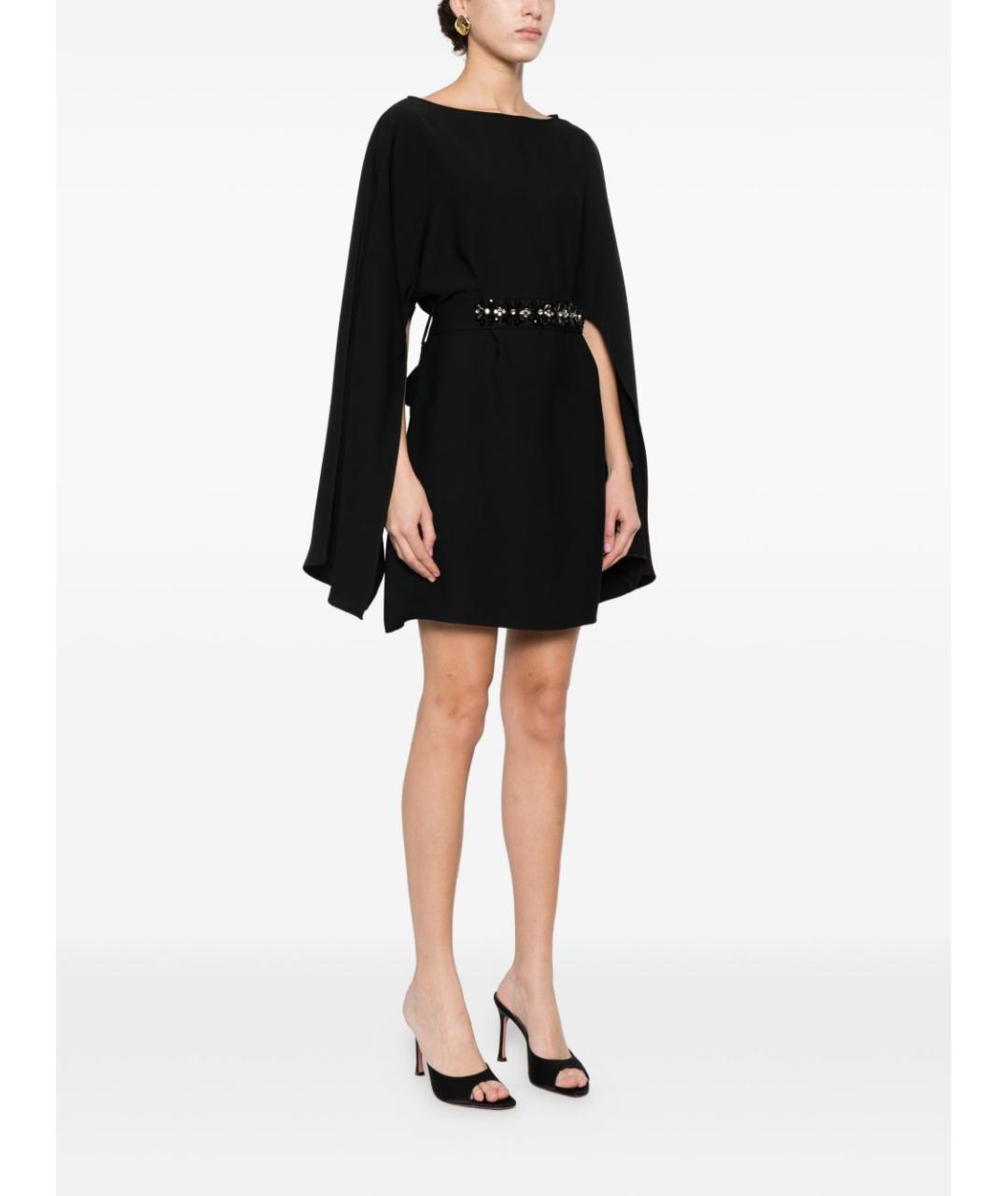 P.A.R.O.S.H. Черное полиэстеровое вечернее платье, фото 5