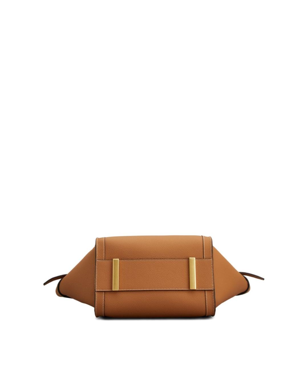 TOD'S Коричневая кожаная сумка тоут, фото 3