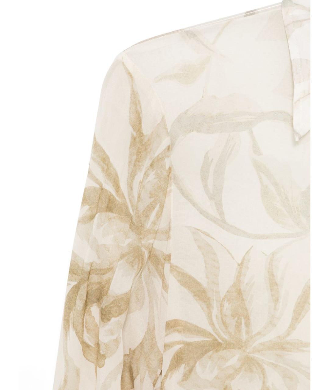 SEMICOUTURE Бежевая рубашка, фото 3