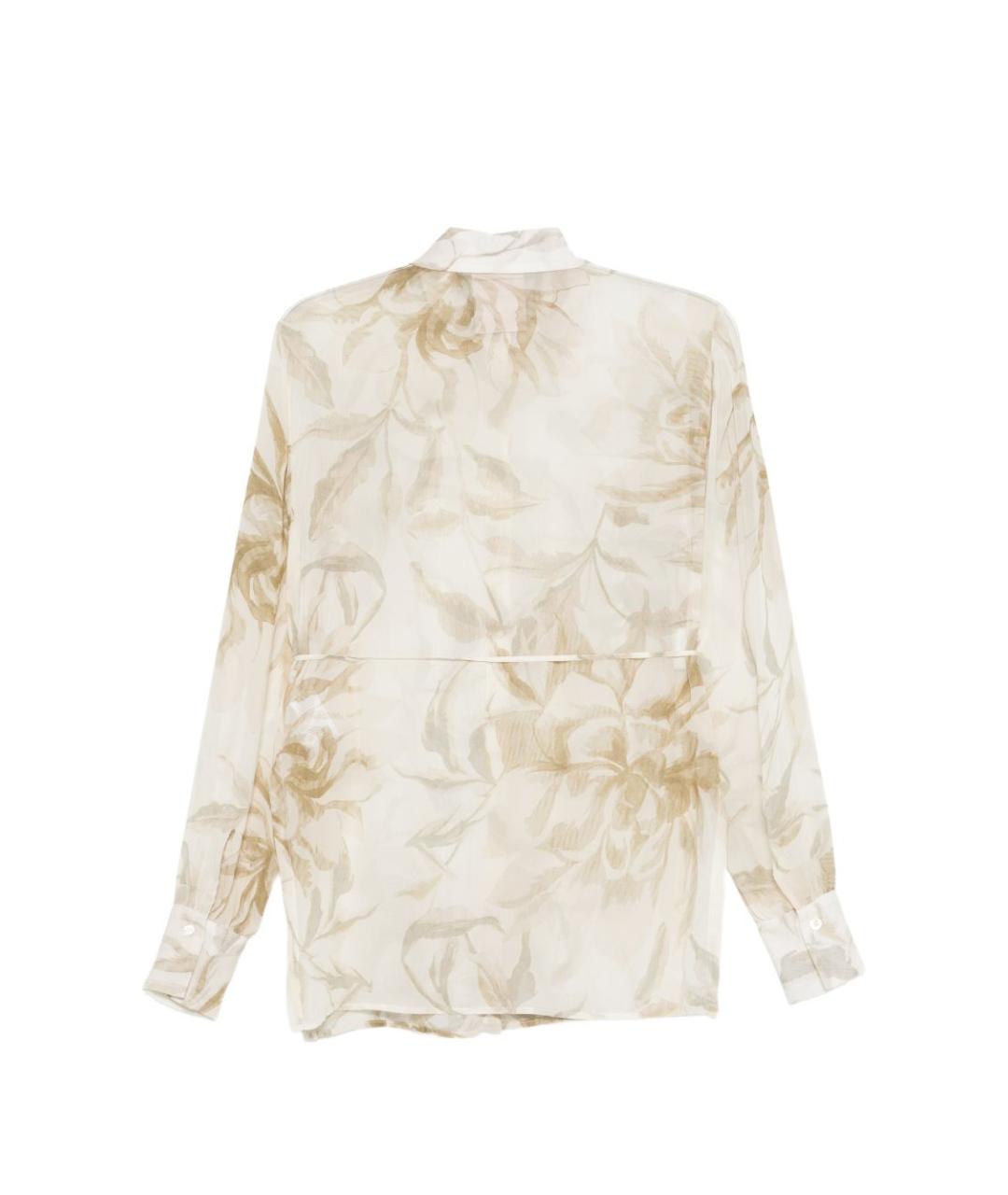 SEMICOUTURE Бежевая рубашка, фото 2