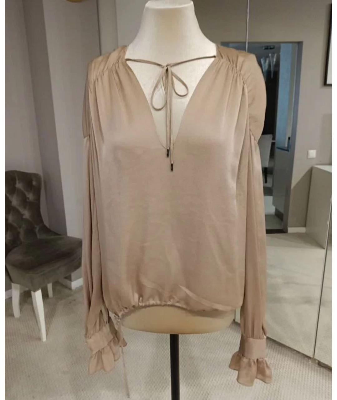 TOM FORD Розовая шелковая блузы, фото 6