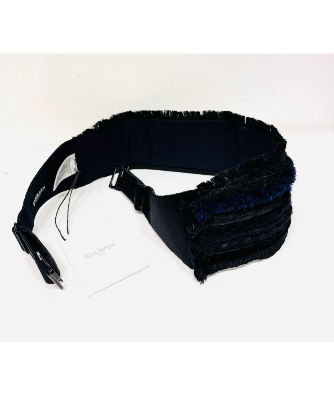 BALMAIN Черный ремень, фото 5