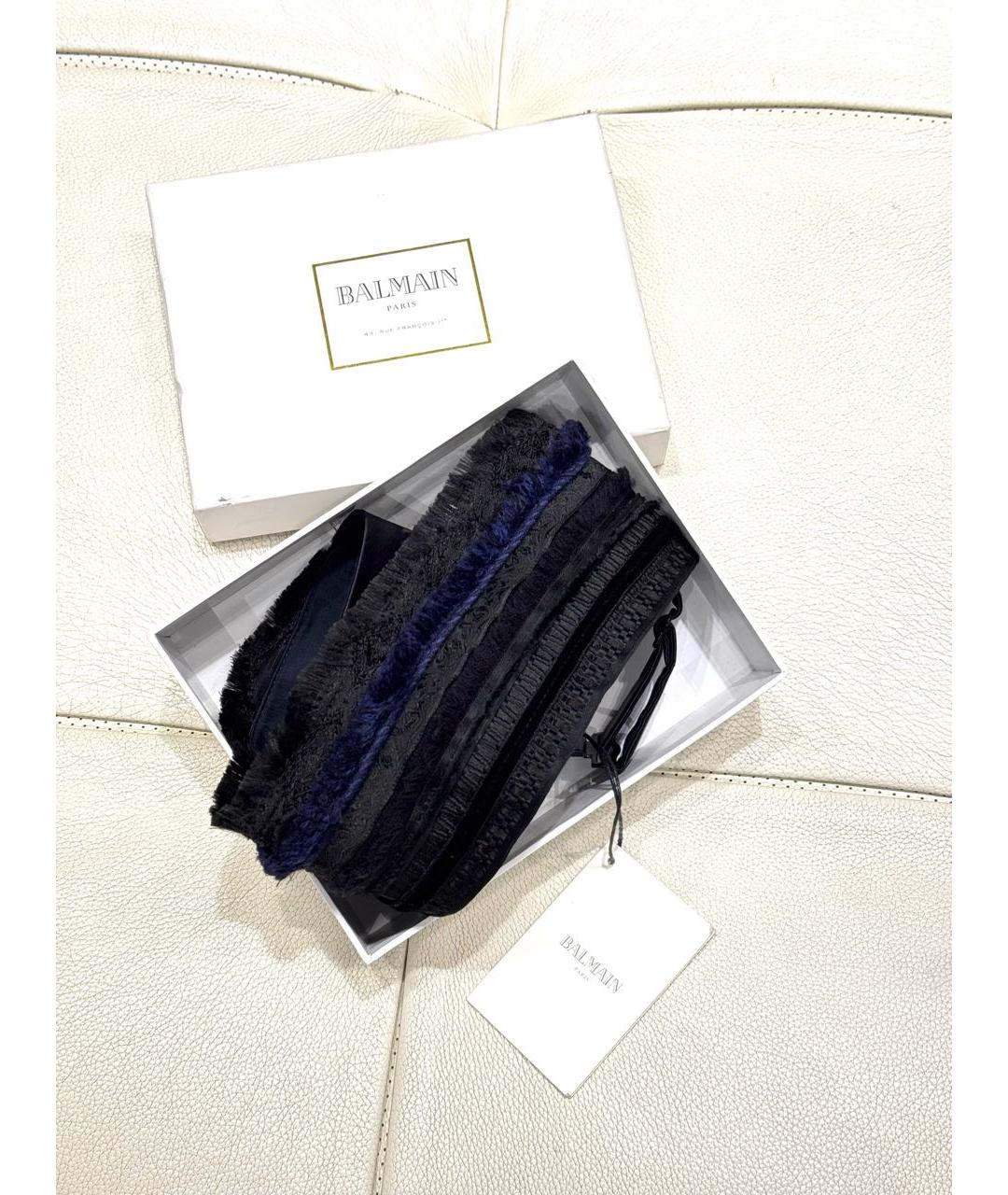 BALMAIN Черный ремень, фото 3