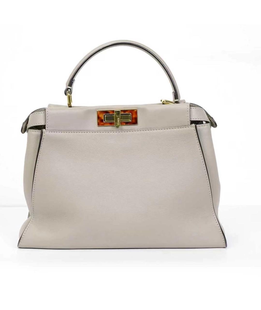 FENDI Кожаная сумка через плечо, фото 2