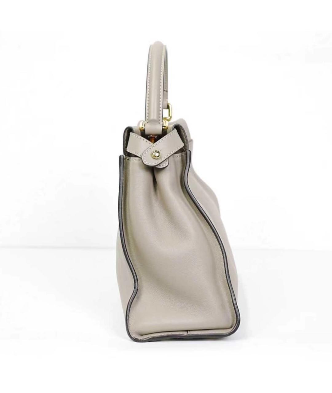 FENDI Кожаная сумка через плечо, фото 4