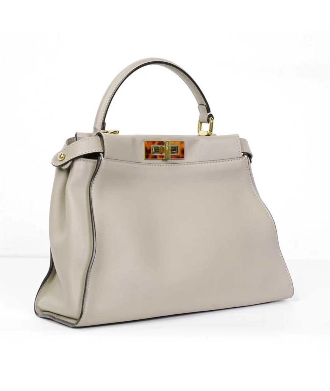 FENDI Кожаная сумка через плечо, фото 3