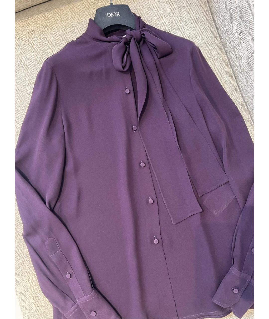 VALENTINO Фиолетовая блузы, фото 4