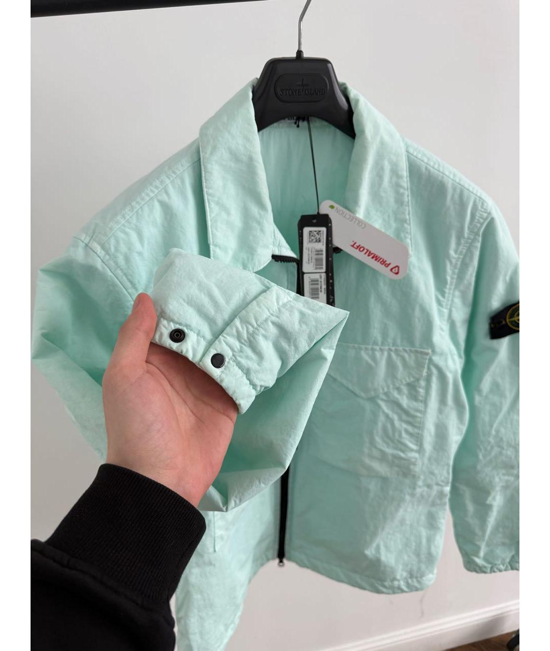 STONE ISLAND Бирюзовая куртка, фото 4