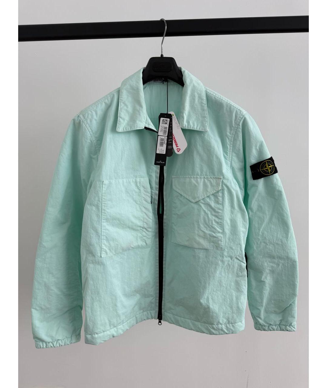 STONE ISLAND Бирюзовая куртка, фото 2