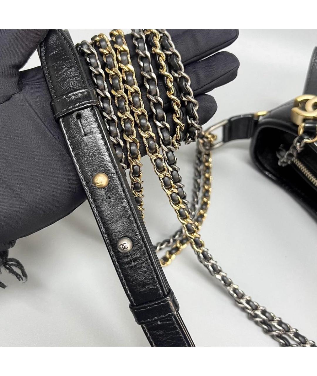 CHANEL Черная сумка через плечо, фото 4