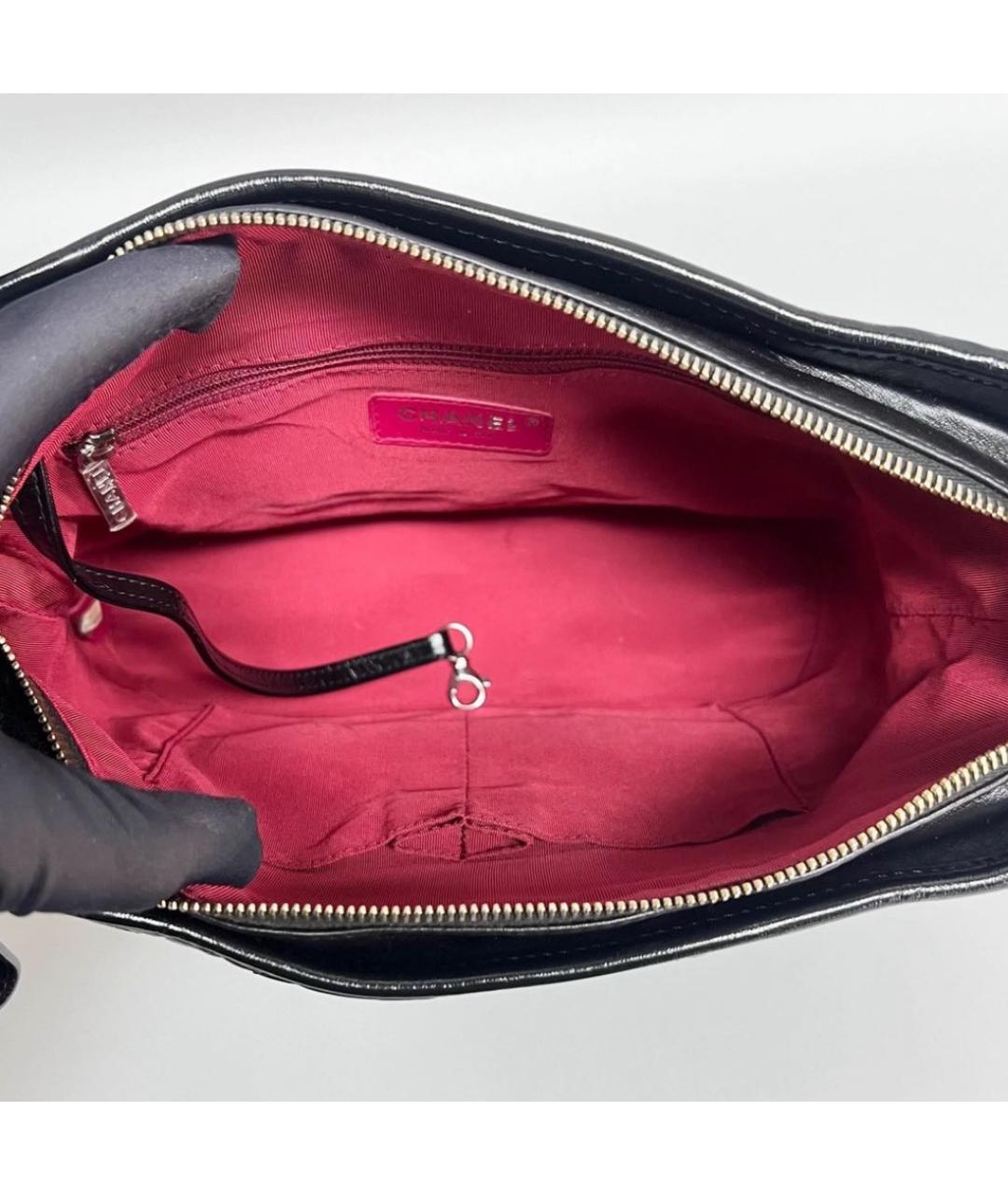 CHANEL Черная сумка через плечо, фото 6