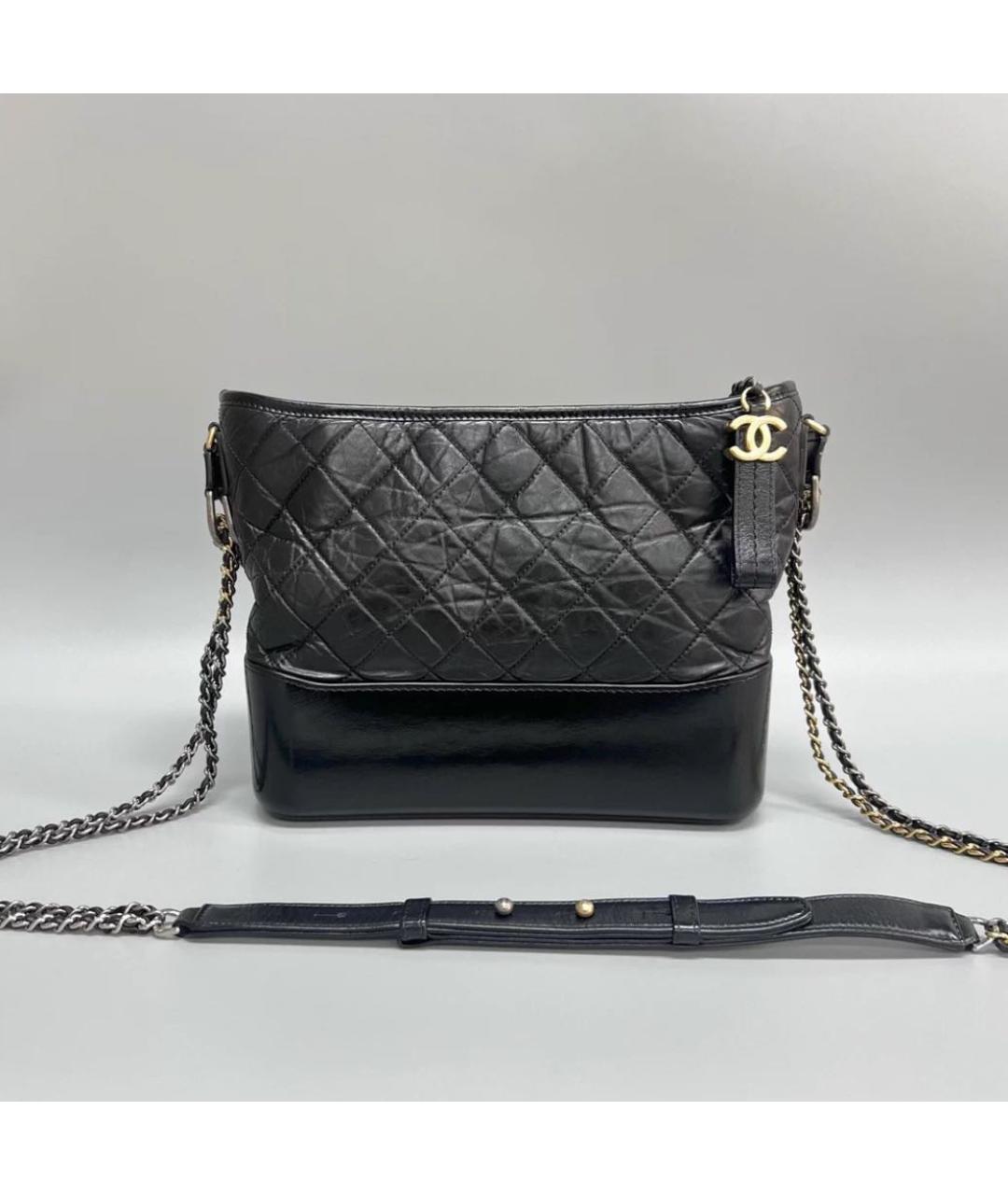 CHANEL Черная сумка через плечо, фото 7