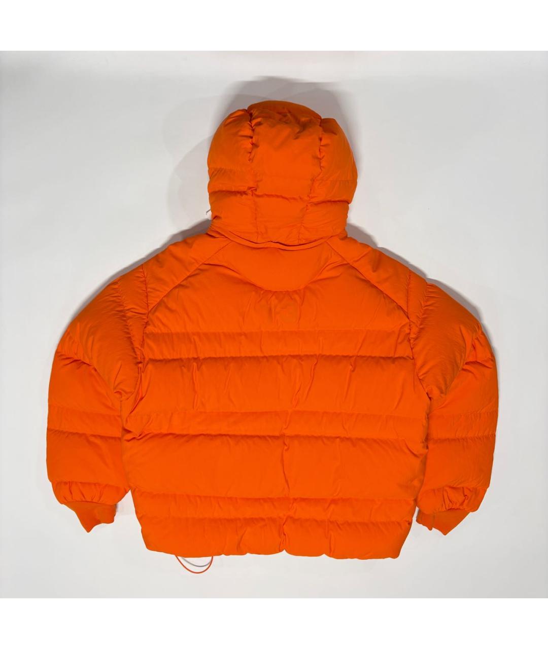 Y-3 Оранжевый синтетический пуховик, фото 4