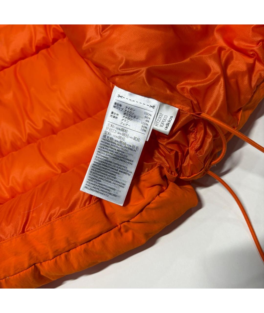 Y-3 Оранжевый синтетический пуховик, фото 7