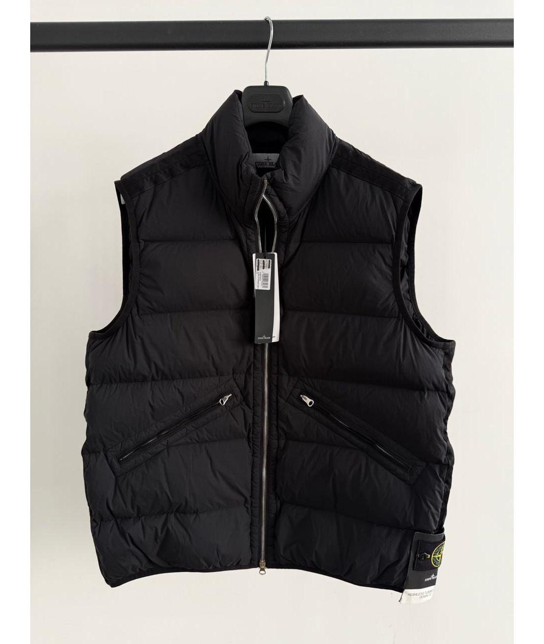 STONE ISLAND Черный жилет, фото 2