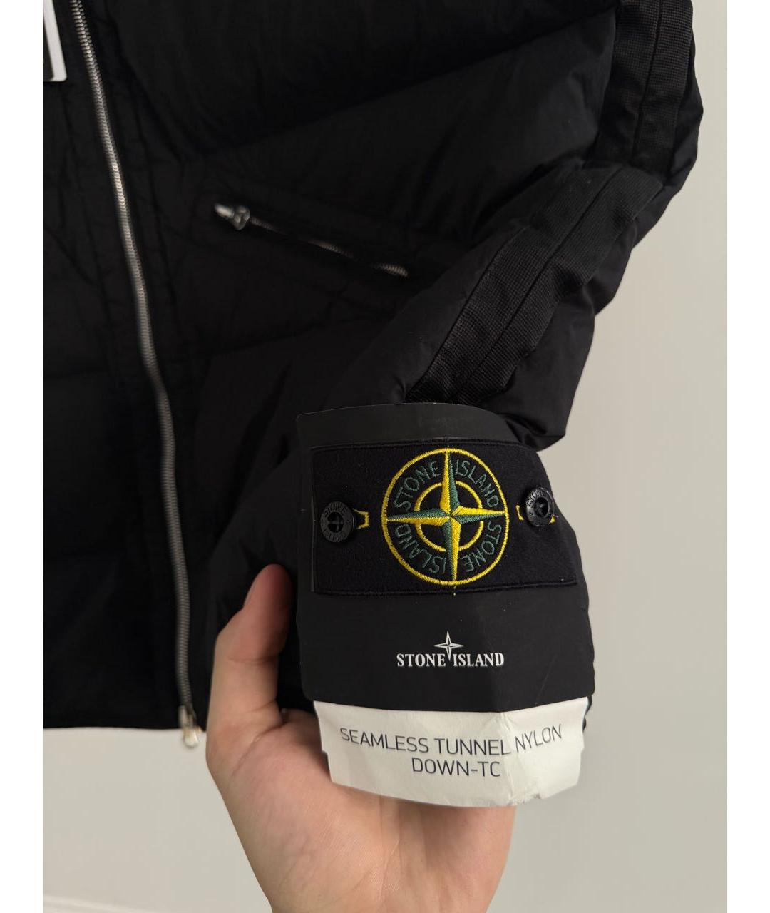 STONE ISLAND Черный жилет, фото 4