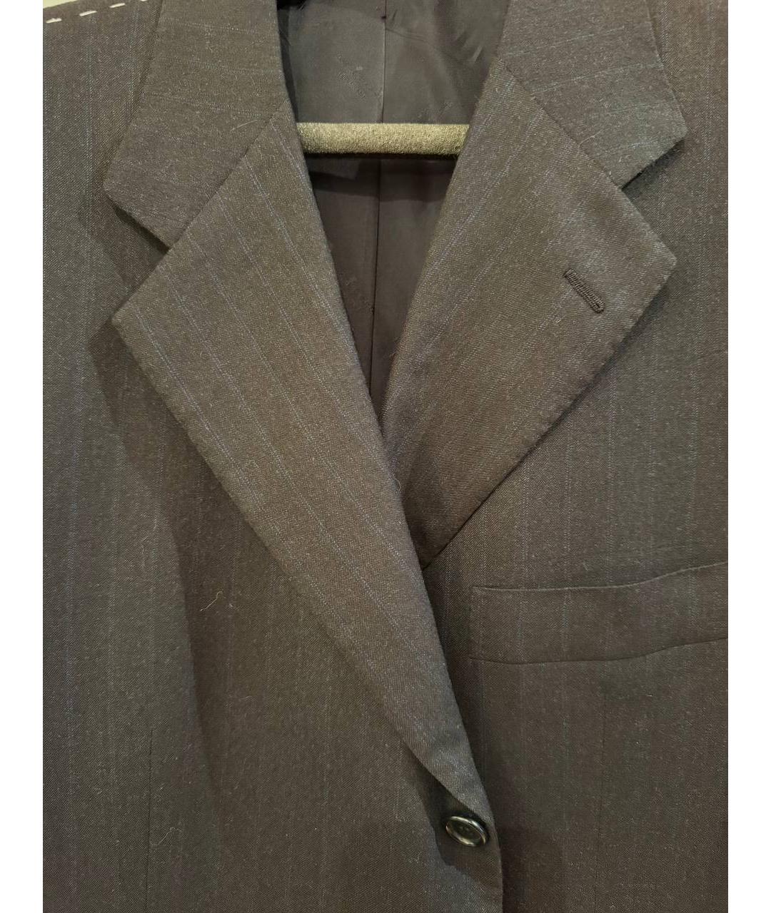 KITON Серый классический костюм, фото 4