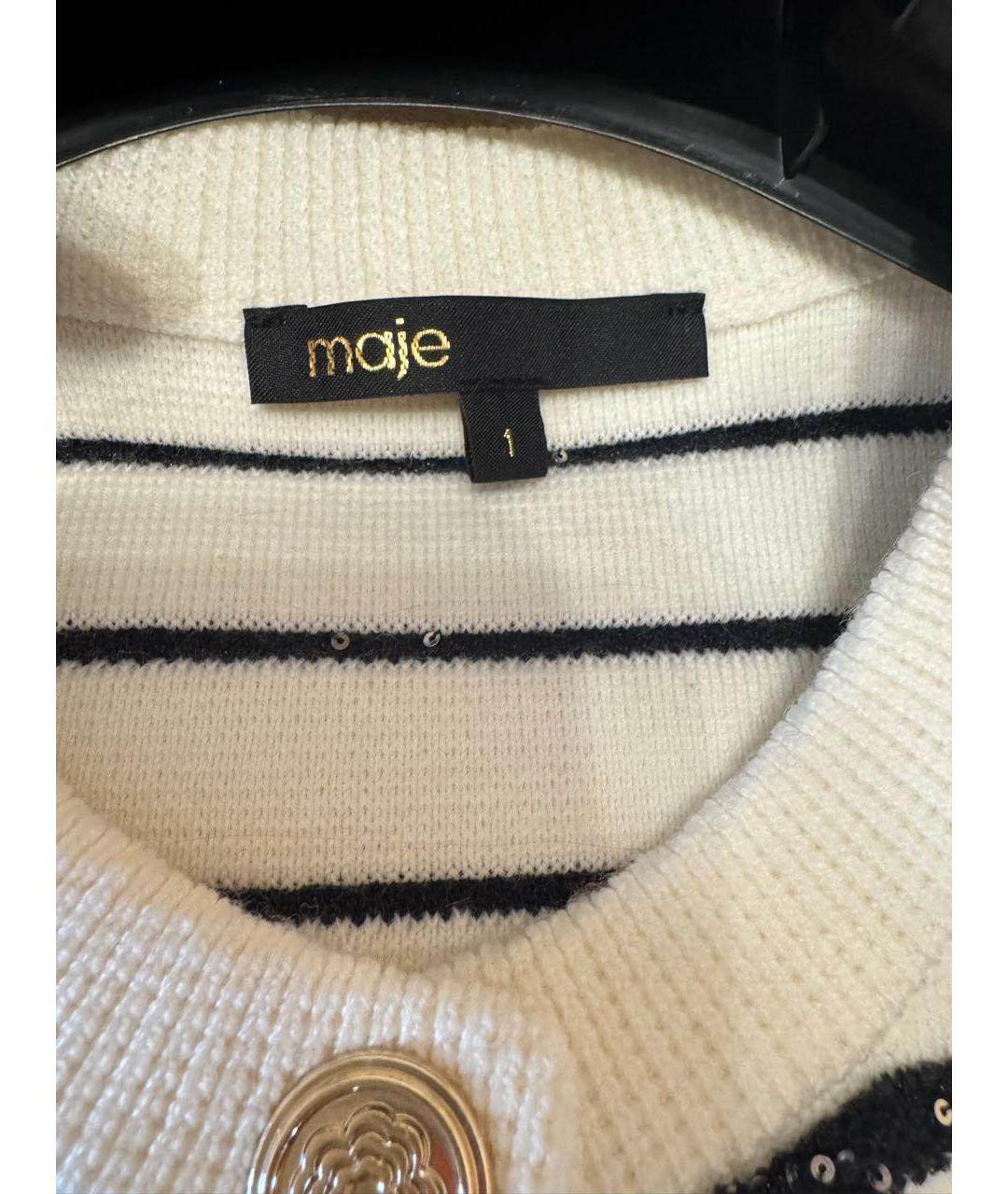 MAJE Белая вискозная жилетка, фото 5