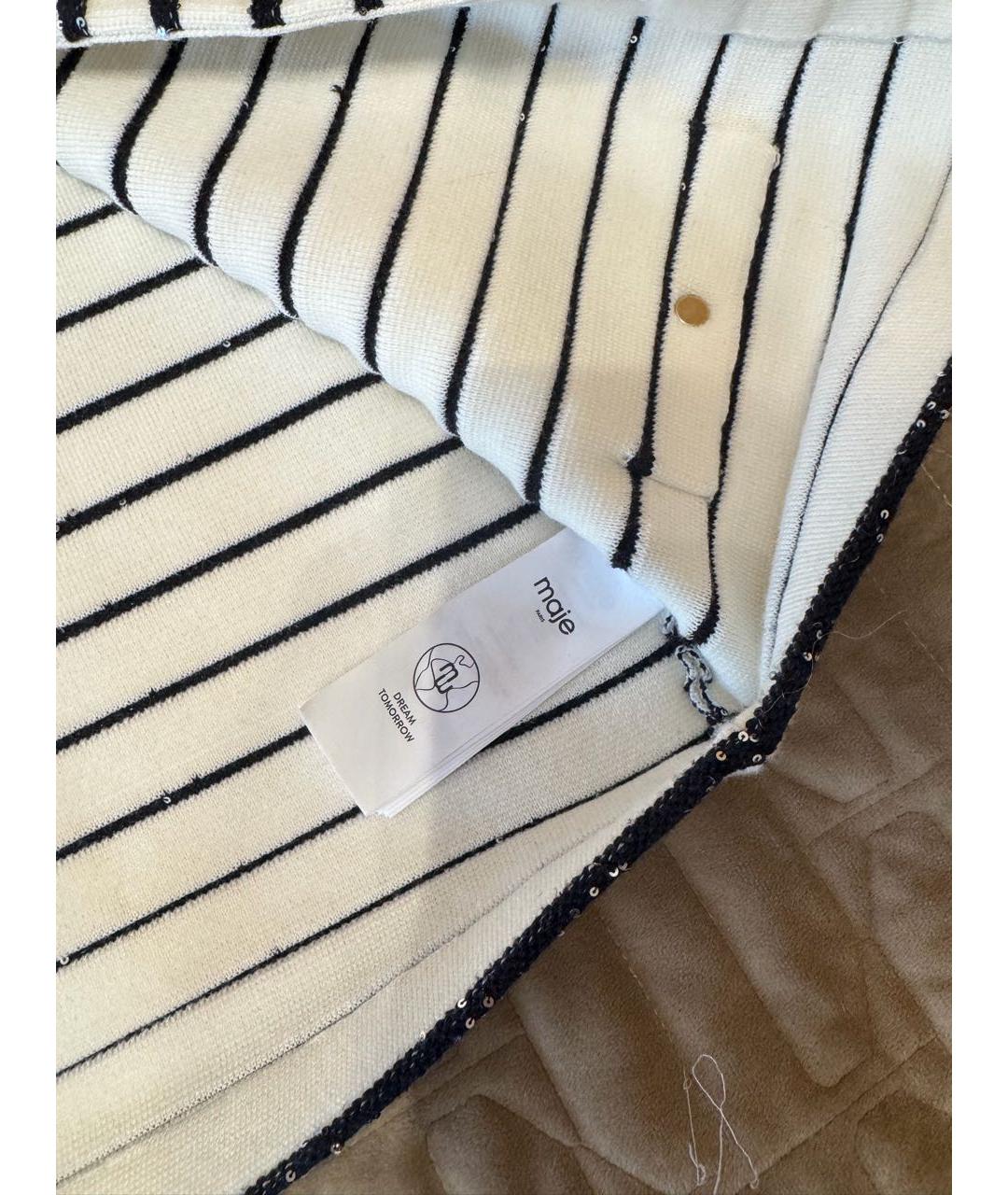 MAJE Белая вискозная жилетка, фото 4