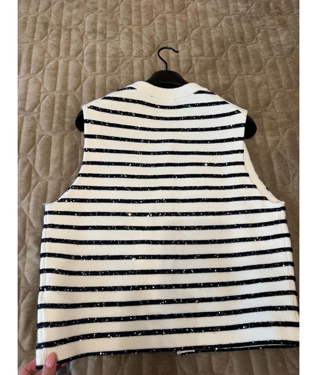 MAJE Белая вискозная жилетка, фото 2