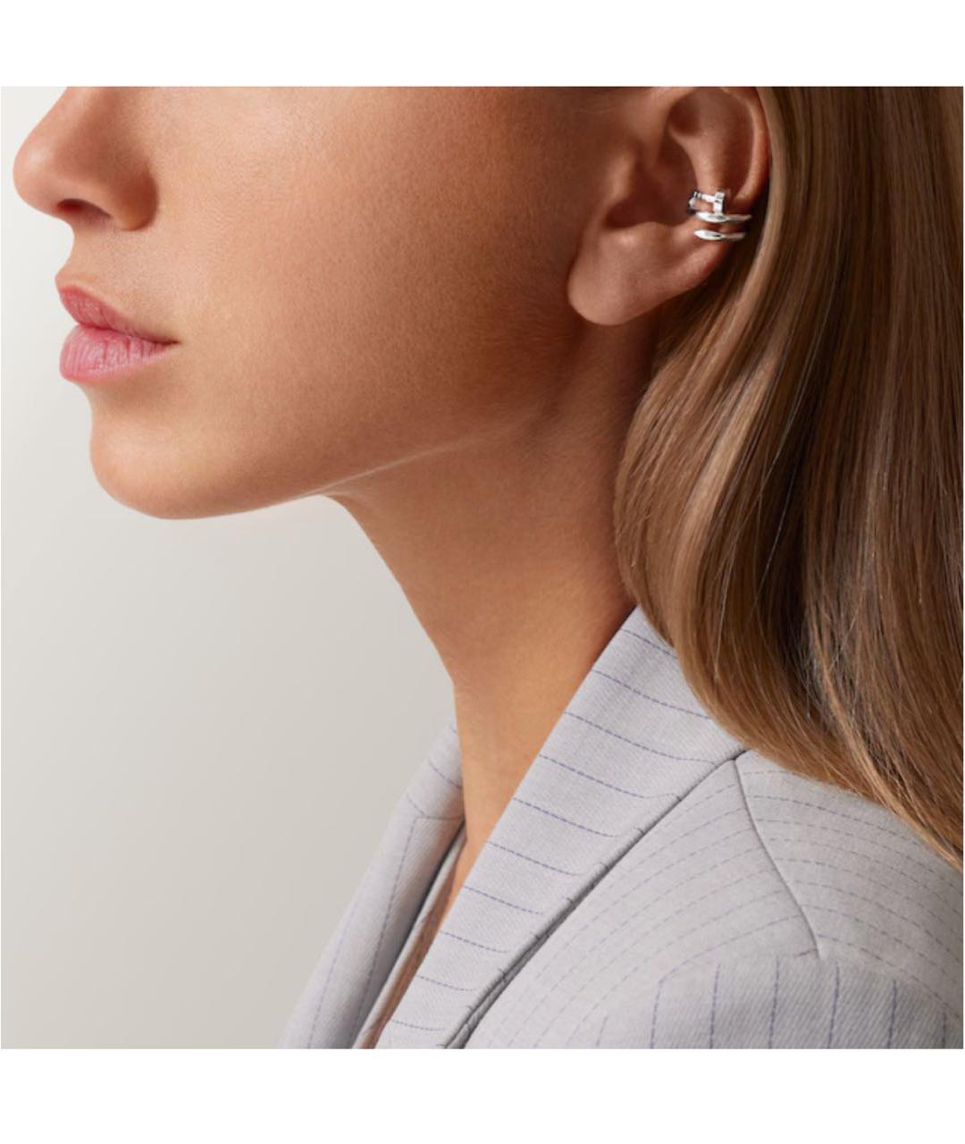 CARTIER Серьги из белого золота, фото 3