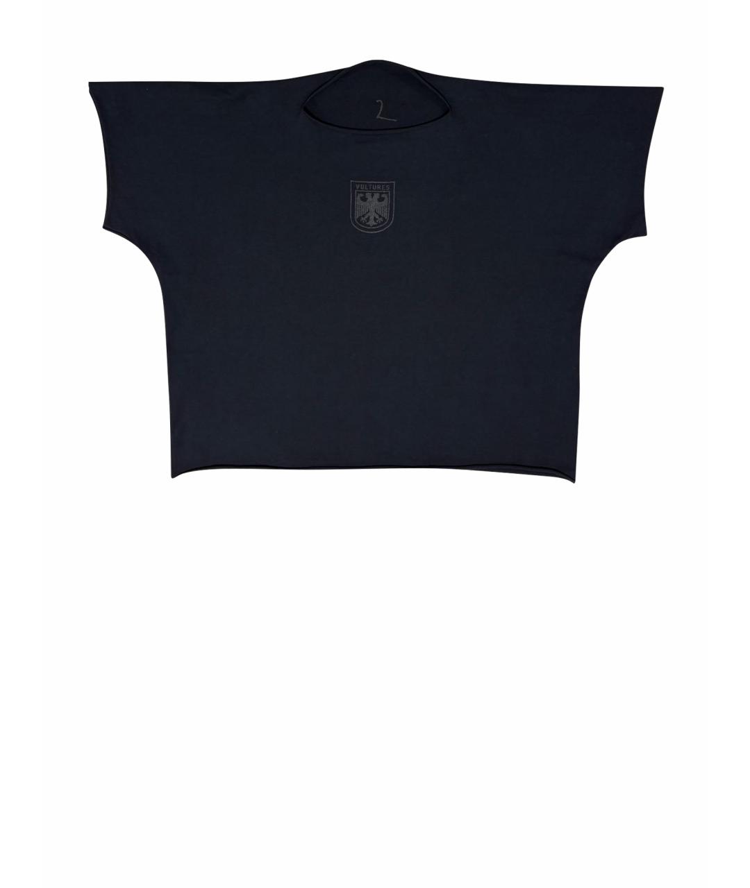 YEEZY Черная хлопковая футболка, фото 1