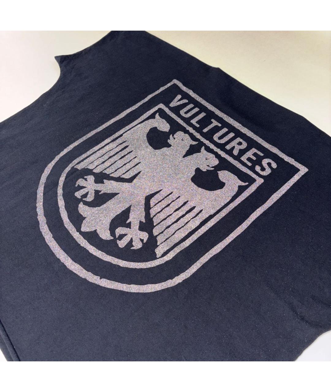 YEEZY Черная хлопковая футболка, фото 4