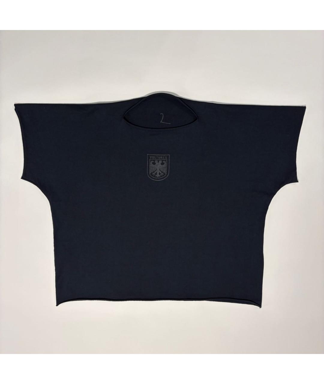 YEEZY Черная хлопковая футболка, фото 7